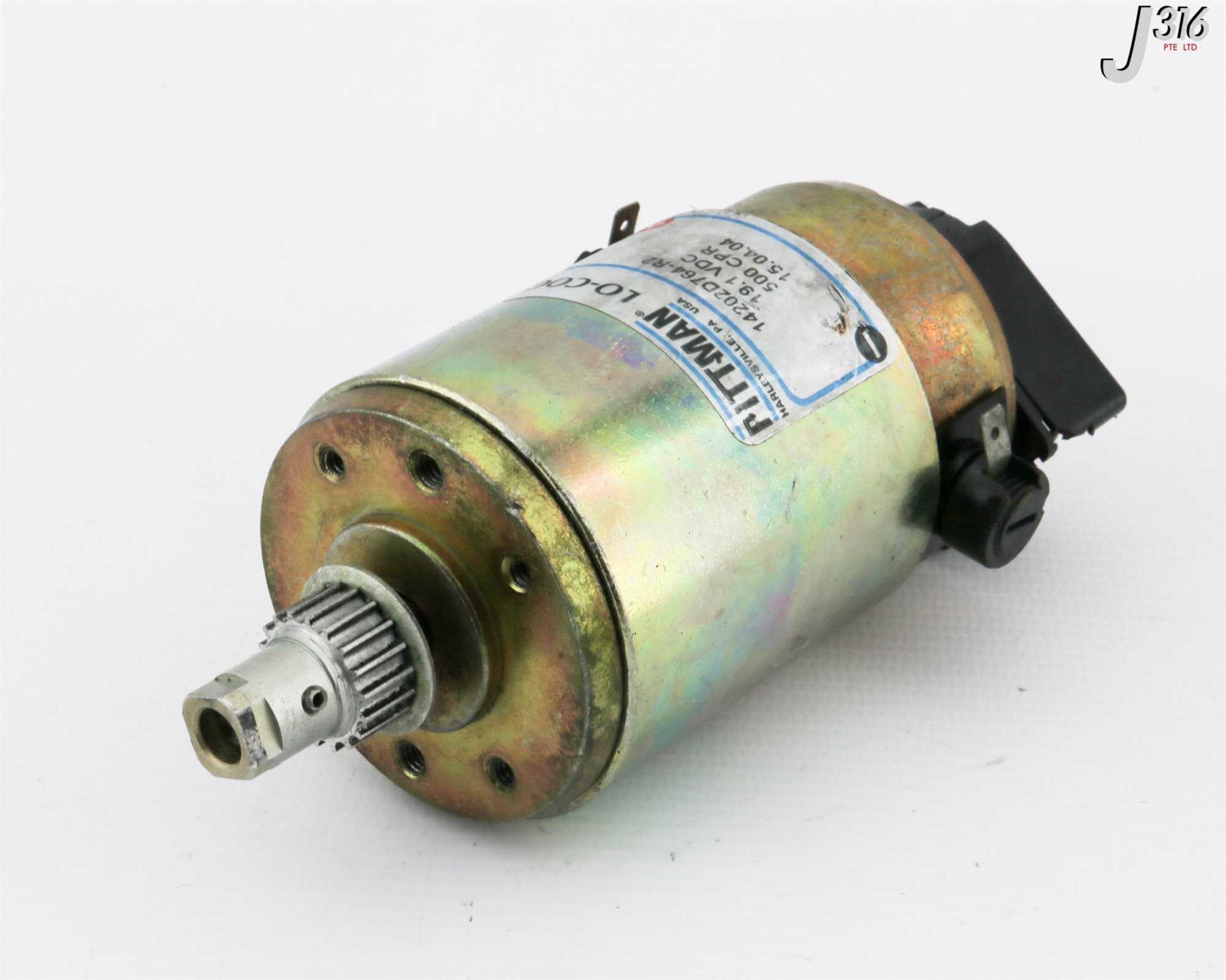 30313 PITTMAN LO-COG DC SERVO MOTOR,19.1 VDC, 500CPR 14202D764-R2